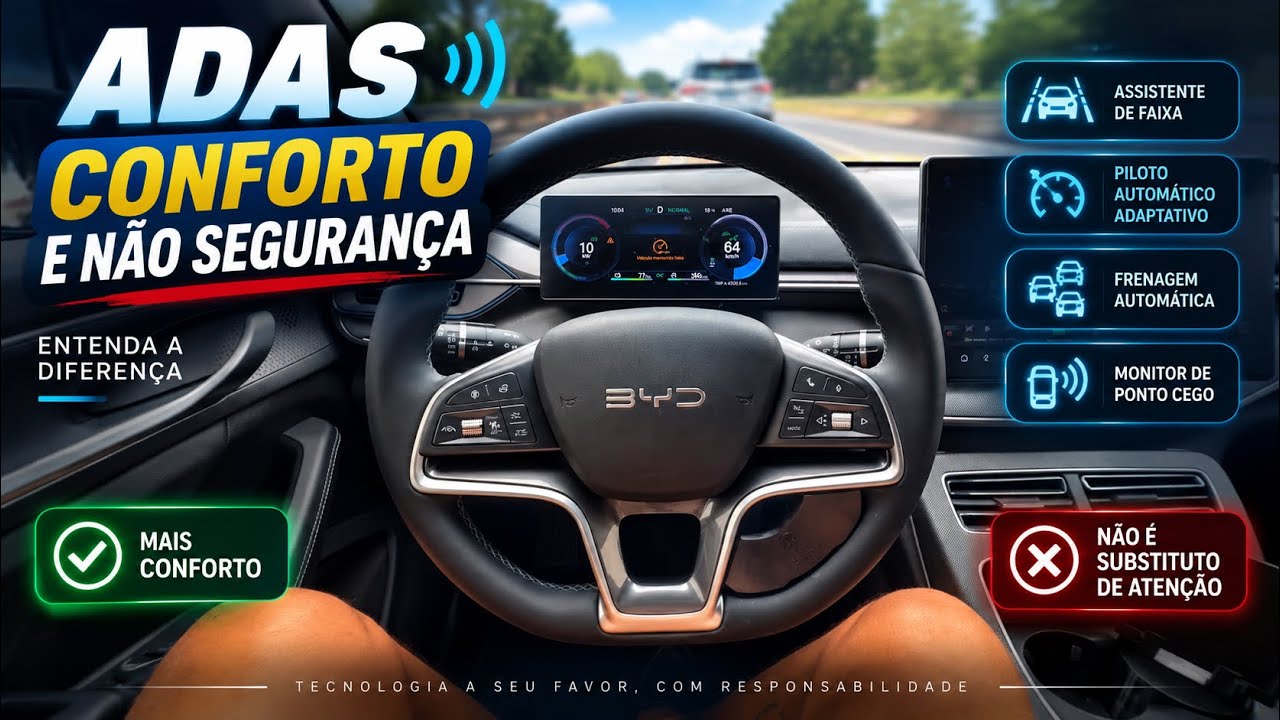 Miniatura do vídeo ADAS do BYD King em uma experiência real